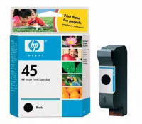Hp 45 Black Inkjet Print Cartridge (51645A)